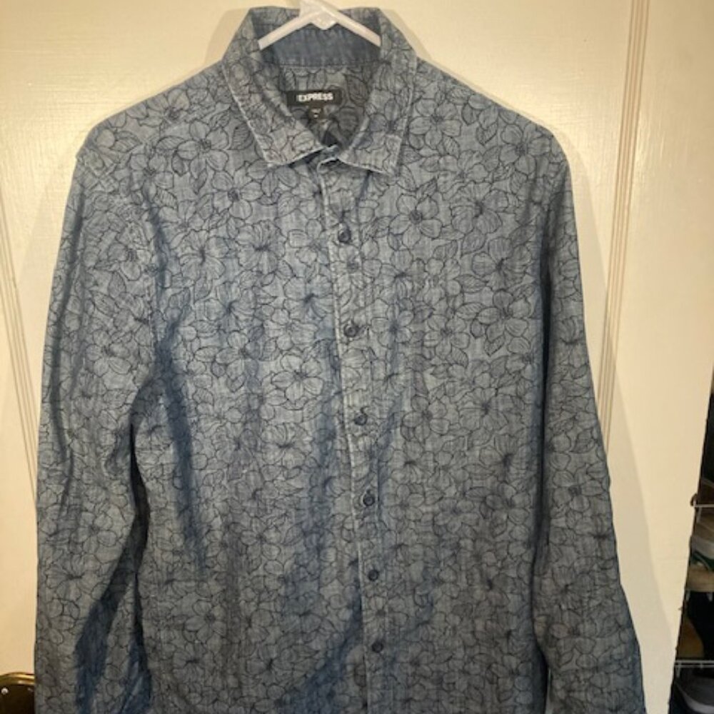 Express Men's Fitted Long Sleeve